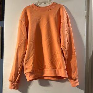 COPY - Morgan Stewart sport tangerine sweatshirt - size Small NWOT